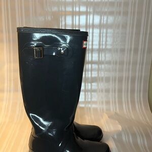 Women’s Hunters Black Original 
Wellington Boots